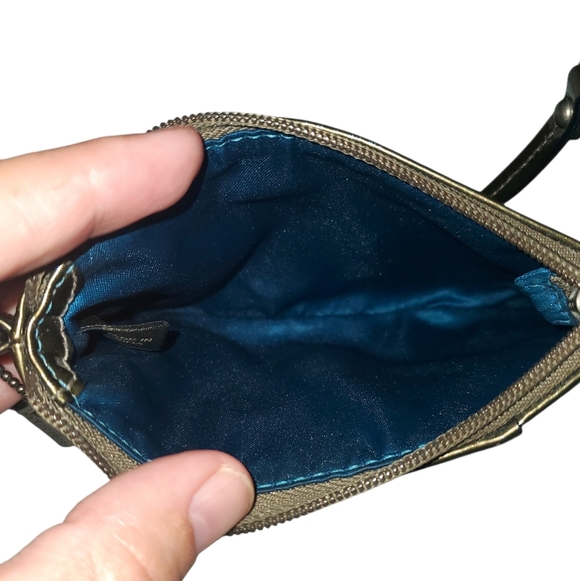 Coach Madison Pleated Patent Leather Wristlet - Picture 4 of 4